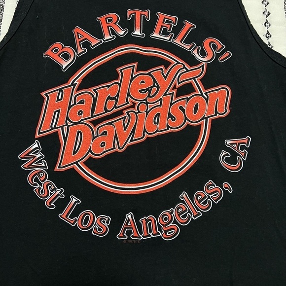 Harley-Davidson Bartels Los Angeles Tank Top Size Medium - Picture 5 of 7